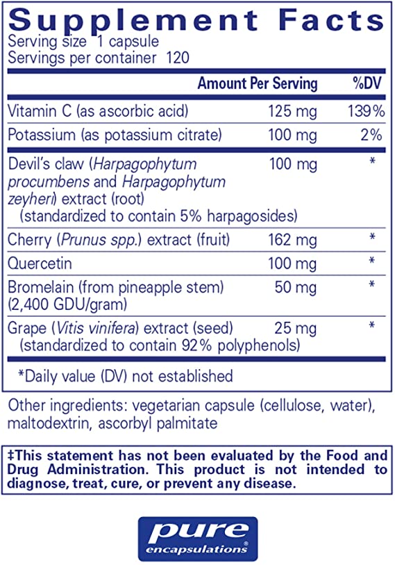 Uric Acid Formula Natural Vitamin and Herbal Supplement